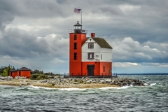 1895 Old Round Island Point Lighthouse