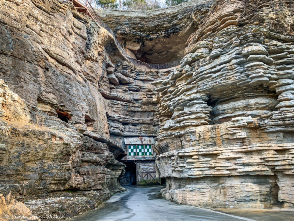 A photo of the entrance to Lost Canyon Cave